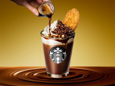 スタバ、新作フラペチーノがきょう1・28登場　別添えのワッフルクッキーで極上体験【期間限定】