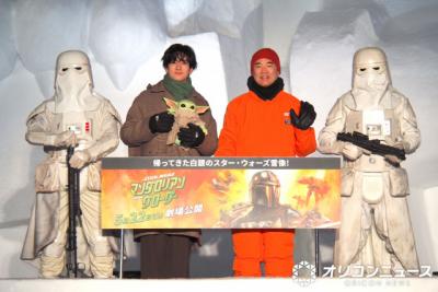 中島裕翔＆野口聡一、巨大なスター・ウォーズ雪像に感激「誇らしい気持ちに」