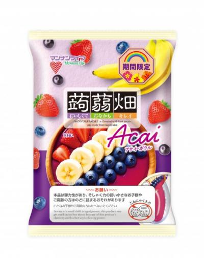 『蒟蒻畑』の新作「アサイーボウル」が登場…噛み応えのあるゼリーで表現　クラッシュタイプも…期間限定発売