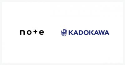KADOKAWAとnote、資本業務提携を締結　創作活動を支援する、次世代IP運用エコシステムの構築へ