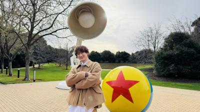 宮田俊哉、ピクサー・アニメーション・スタジオに突撃　『私がビーバーになる時』アートディレクターから描き方も伝授