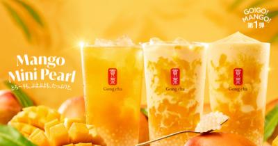 【ゴンチャ】『マンゴーミニパール』が待望の復活　ごろごろ果肉増量で“贅沢感”アップ