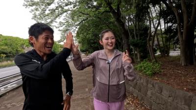 ゆうちゃみ、“公務員ランナー”川内優輝とランニング　BSテレ東で新番組『ランナーズサロン』放送