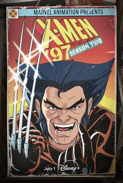 アニメーションシリーズ『X-Men '97』シーズン2、7・1配信開始　デッドプール（？）が映る予告編