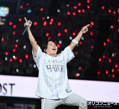 T.M.Revolution、『鷹祭 SUMMER BOOST』大トリで圧巻パフォ　話題沸騰中の「HOT LIMIT」でチームに勢い「ホークス的にもオールオッケー！」