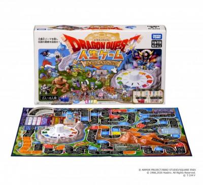 「ドラゴンクエスト 人生ゲーム」、タカラトミーが10・24発売　「伝説の勇者」を目指す
