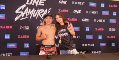 【ONE SAMURAI 3】伊藤盛一郎、妻・元K-1王者の菅原美優の前で一本勝ち