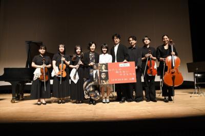 小八重葵美、東北ユースオーケストラの生演奏に涙　竹野内豊も「音楽の力は言葉がいらない」