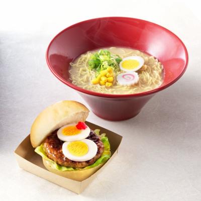 一風堂、創業41周年で初の「ラーメンバーガー」誕生　麺専用小麦粉をブレンドしたバンズ×てりやきチャーシュー×紅しょうが【概要】